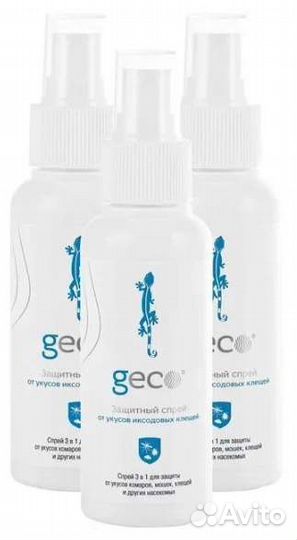 Спрей geco Защитный от укуса насекомых, 200 мл
