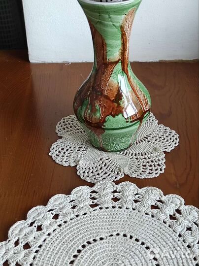 Салфетки, воротник, кружево СССР