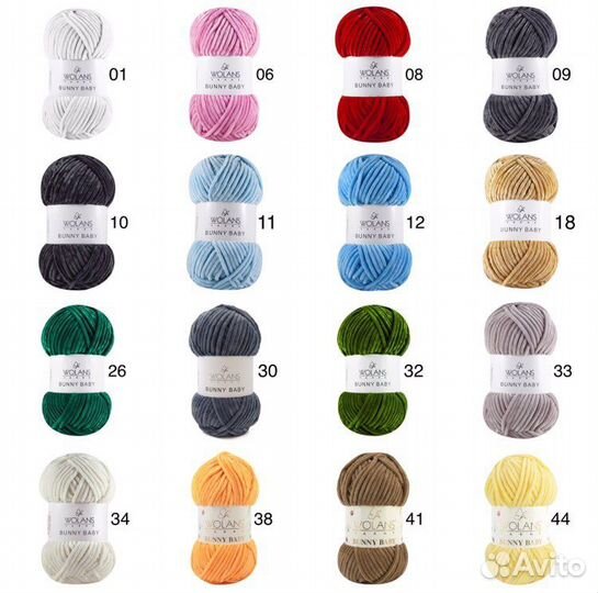 Пряжа Wolans Bunny Baby (Воланс Банни Бэби)
