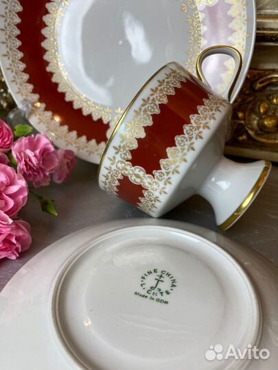 Чайное трио Lichte Porzellan Fine China