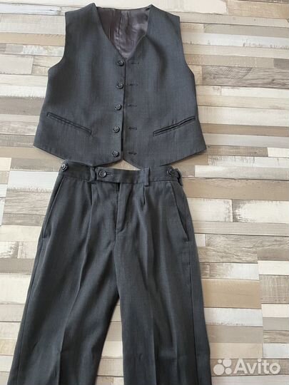 Школьная форма для мальчика 128 серая