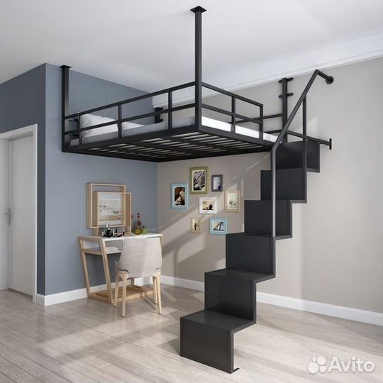 Изготовление дизанерских кроватей лофт на заказ