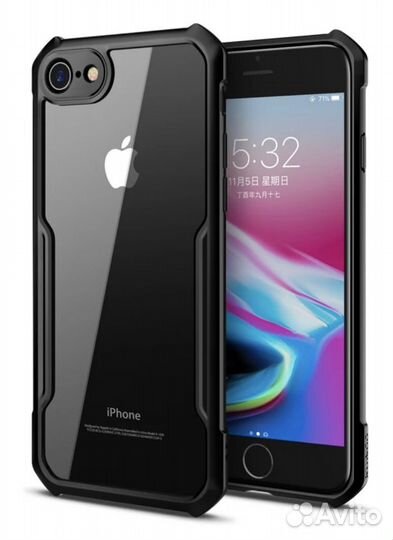 Чехол + защитное стекло для iPhone 7 plus