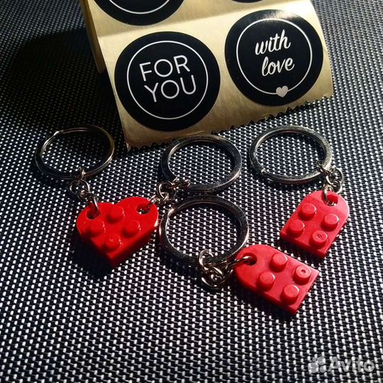 Парные брелки Лего