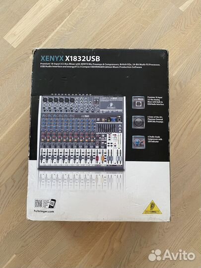 Микшерный пульт behringer xenyx 1832