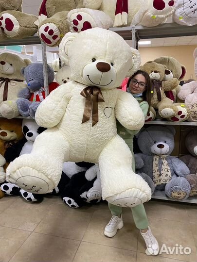 Плюшевый медведь 1.9 метра