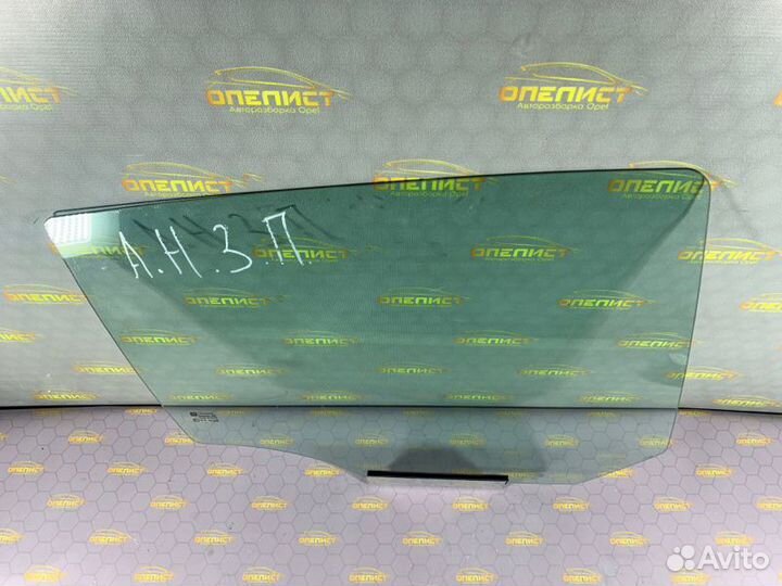 Стекло двери заднее правое Opel Astra H