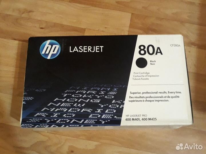 Картридж hp cf280a (80a) оригинальный мятая коробк