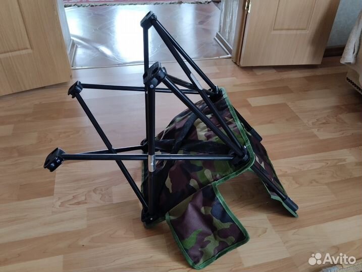 Стул складной со спинкой рыбацкий туристический