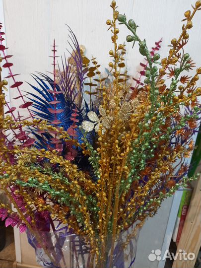 Искусственные цветы, ветки все 50р.шт