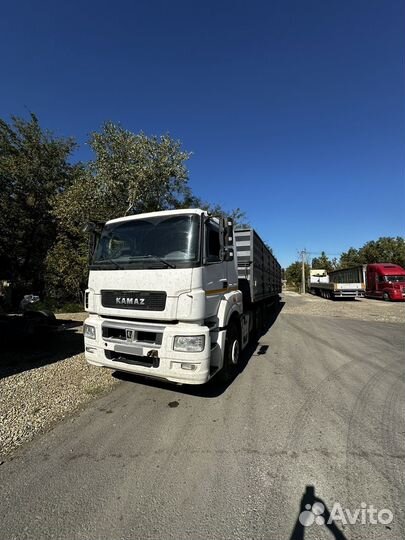 КАМАЗ 65206-Т5 с полуприцепом, 2016