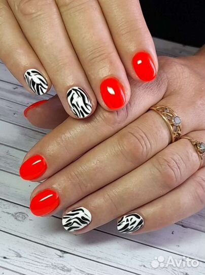 Маникюр, покрытие гель лаком, коррекция