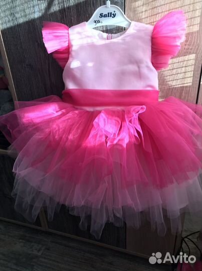 Нарядное платье для девочки 86 размера