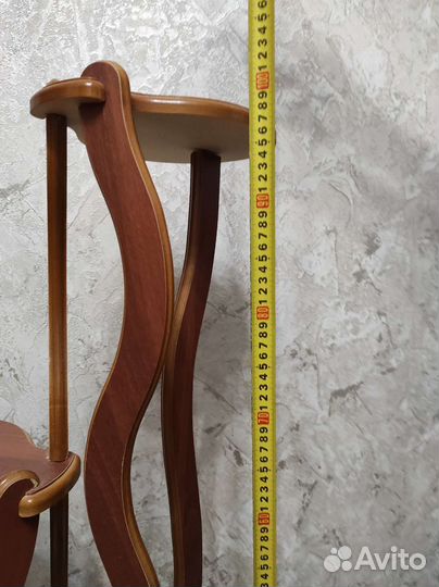 Подставка для цветов напольная деревянная