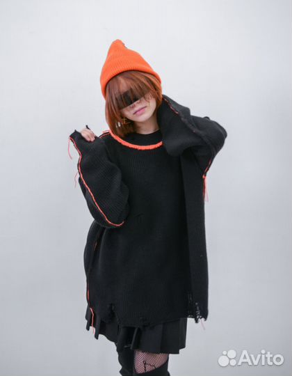 Свитер женский оверсайз новый