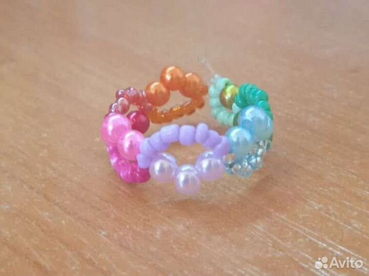 Кольца из бисера