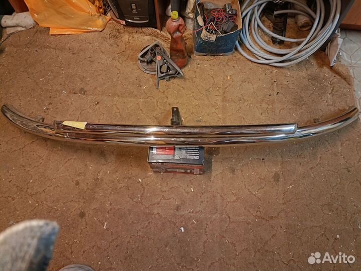 Защита переднего бампера Hyundai Santa Fe 3