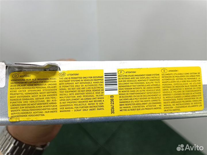 Подушка безопасности двери передняя левая Bmw X3