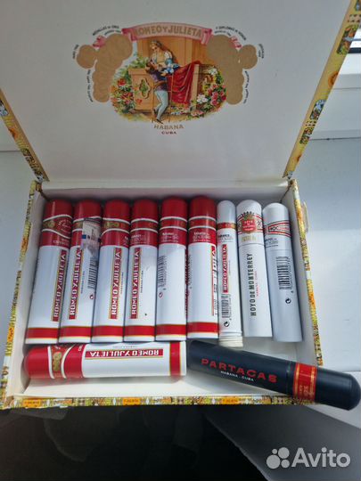 Пустые тубы для сигар, 5 штук