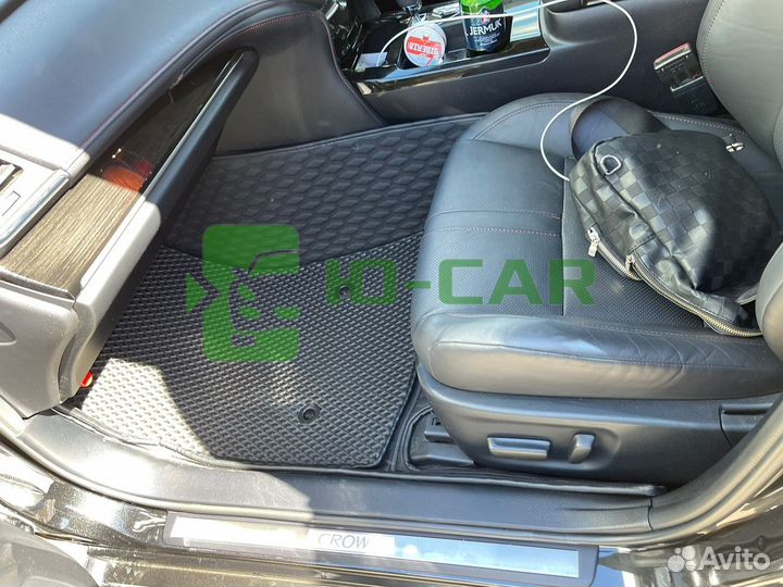 Коврики EVA 3D 3д с бортами Toyota Crown 210/220