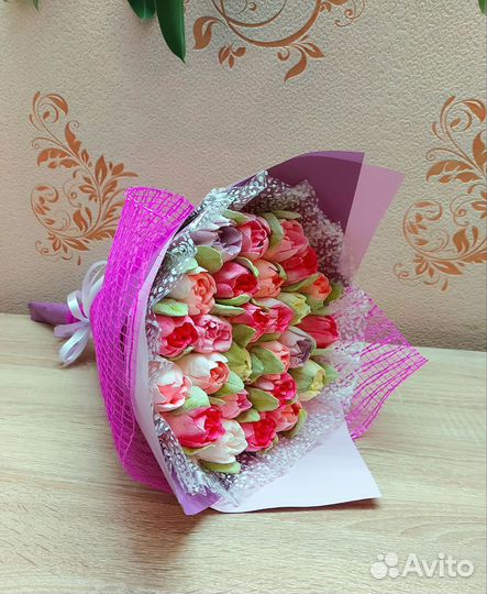 Съедобные букеты из зефира