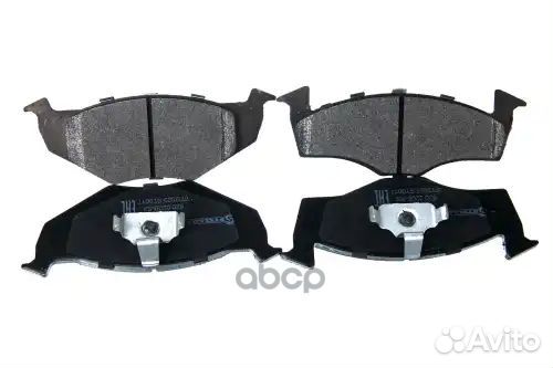 Колодки тормозные дисковые передние с антискрип
