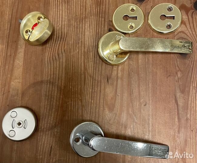 Ручка дверная, завертка, накладка на цилиндр