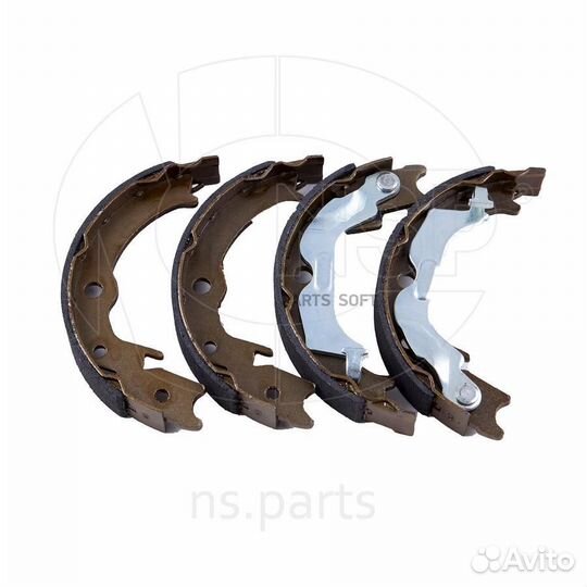 NSP NSP0196496764 колодки тормоза стояночного epica 06- 168X26 (NSP) NSP0196496764