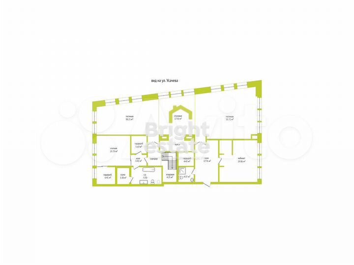 6-к. квартира, 340 м², 5/6 эт.