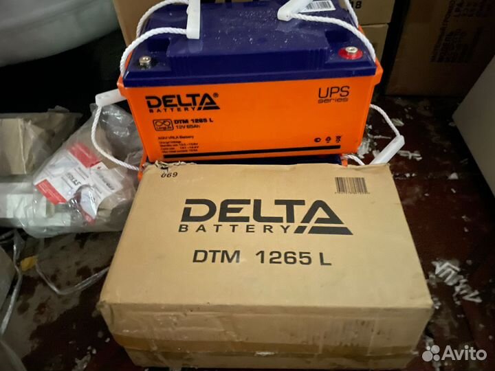 Аккумулятор delta 1265