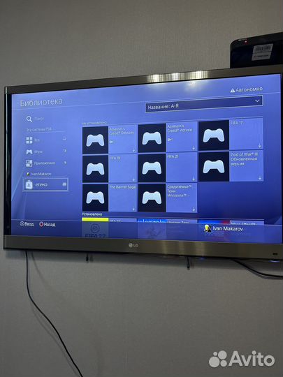 Sony playstation 4 slim 1tb с играми