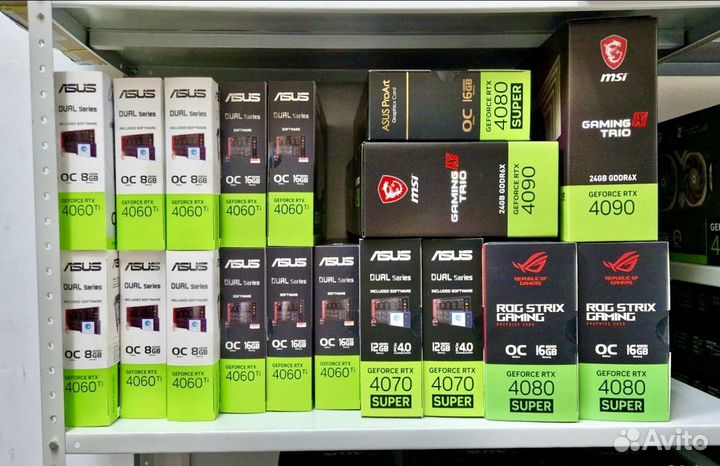 Видеокарты 4060/4060ti/4070/4070ti/4080/4090