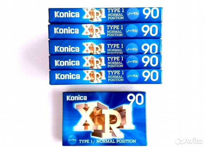 Аудиокассеты кассеты Konica XR 1 90 - 1994 г