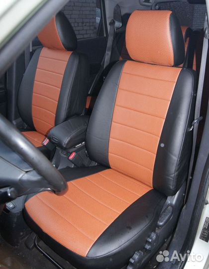 Чехлы из экокожи на Hyundai Tucson 1 от Автопилот