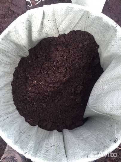 Земля чернозем в мешках