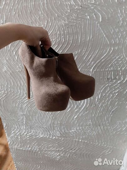 Ботильоны туфли женские на высоком каблуке