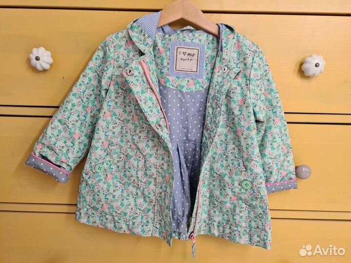 Парка - плащ для девочки 2-3 лет