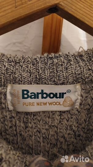 Свитер джемпер Barbour made in Scotland шерсть