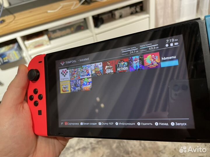 Nintendo switch / прошитая / игры / чехол