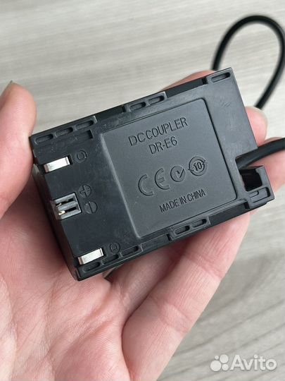 Адаптер Canon DR-E6 (DC Coupler) для Canon