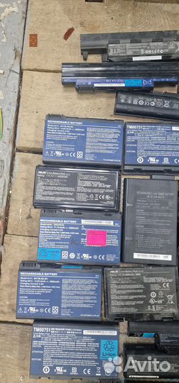 Аккумуляторы для ноутбуков 52шт