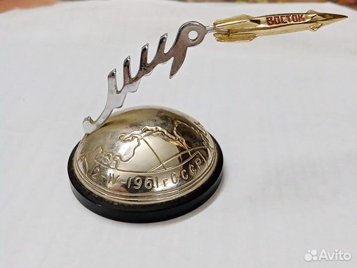Памятная статуэтка. СССР Космос 1961г