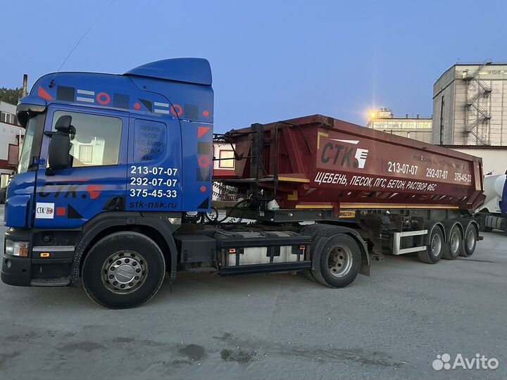 Scania P400 с полуприцепом, 2016