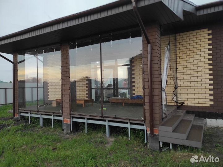 Гибкие окна для террасы, беседки