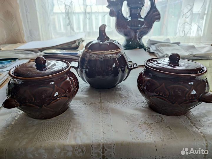 Горшочки керамические для запекания СССР