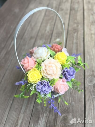 Букет цветов из мыла