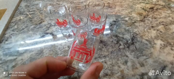 Стопки стаканы рюмки