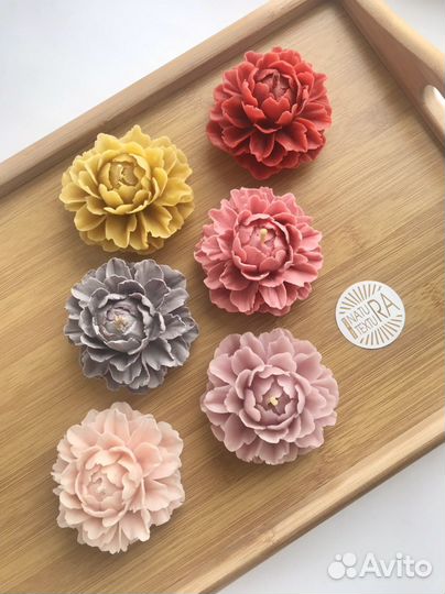 Свечи из воска Подарок на 8 марта