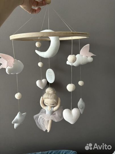 Мобиль из фетра Little boo балерины