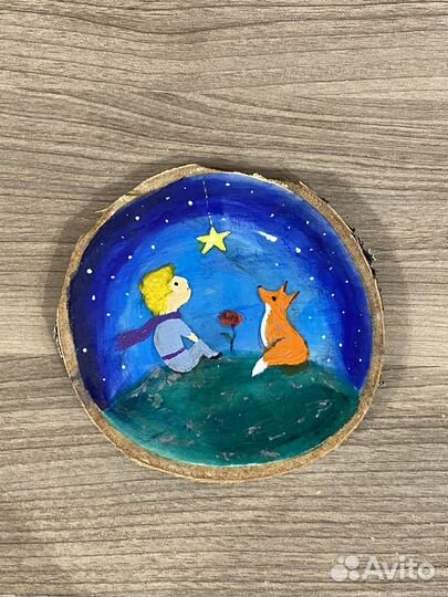 Рисунок на спиле